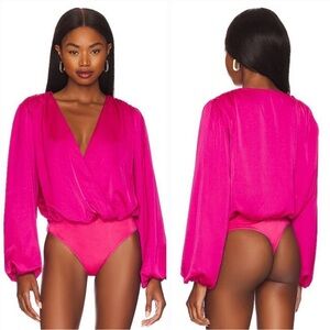 REVOLVE Lovers and Friends Megan Bodysuit Pink size XS